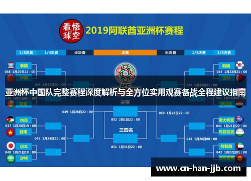 亚洲杯中国队完整赛程深度解析与全方位实用观赛备战全程建议指南