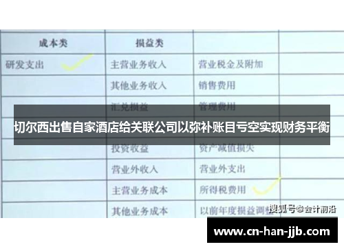 切尔西出售自家酒店给关联公司以弥补账目亏空实现财务平衡